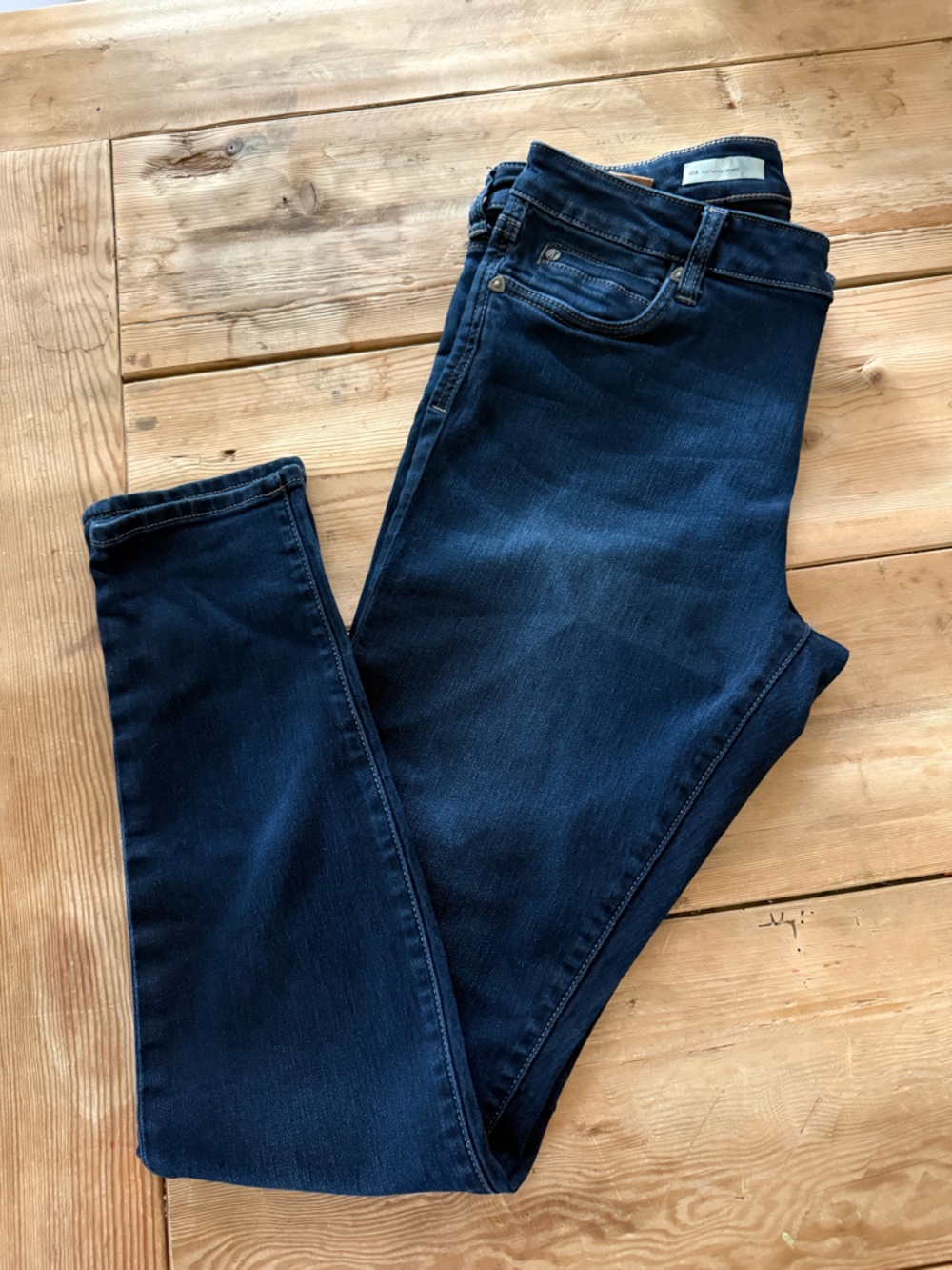 Women’s Dark Blue Stretch Skinny Jeans by Kut Size 12